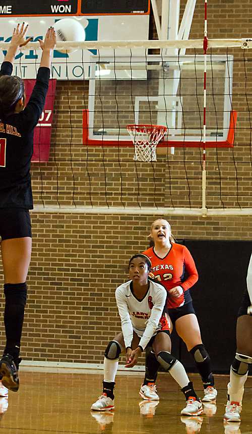 Playing volleyball has made senior stronger