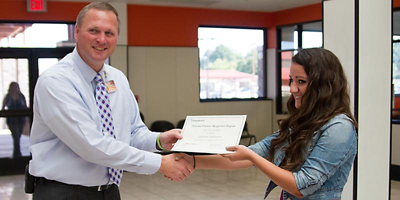 Senior recognized as Hispanic scholar