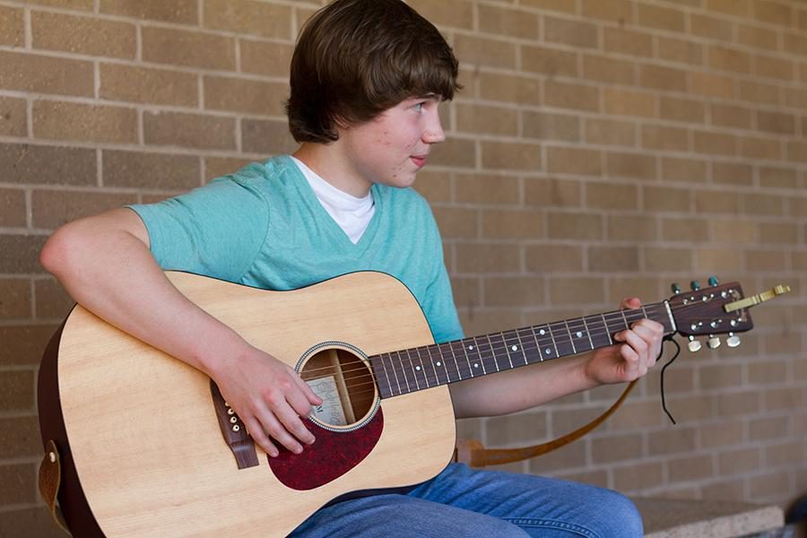 Freshman Gabe Lohse hopes to be a performing artist.