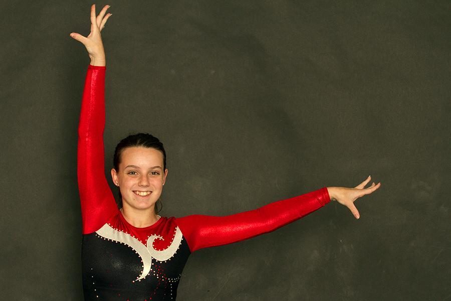 Sophomore gymnast recovers from a recent elbow surgery. Her future in gymnastics is unsure.