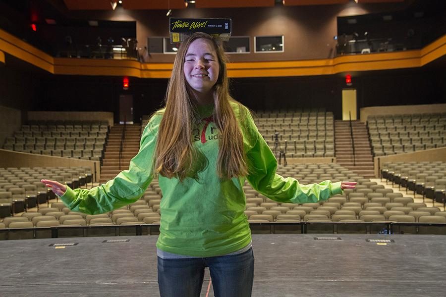 Sophomore Emily McDonald balances theater life with school life.