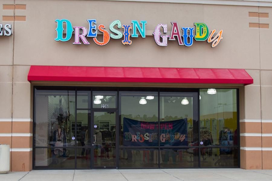 The new boutique, Dressin Gaudy, is located in the Target shopping center off of Richmond road.