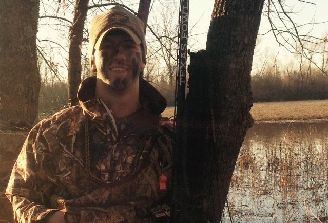 Senior Garrett McDonald poses from a days hunt. Photo taken by McDonald family.