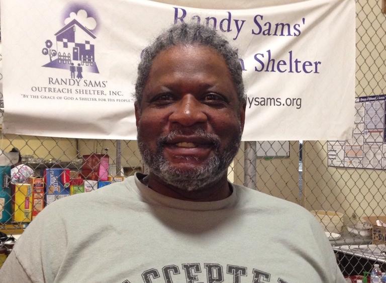 Willie Johnson pictured at Randy Sams Outreach Shelter. Photo by Naveen Malik