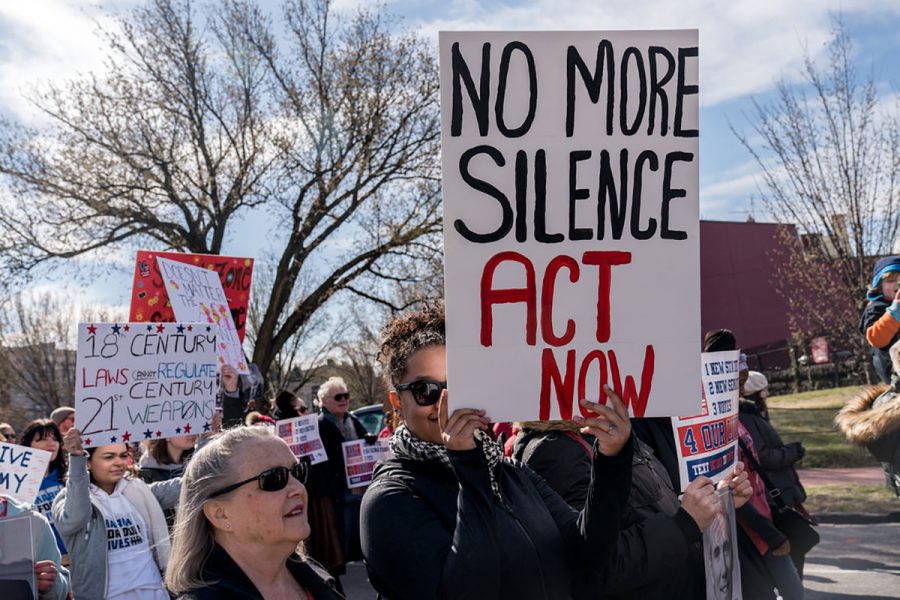 Protestors take to marching on April 20, to demonstrate a collective longing for gun reformation. Photo from Creative Commons