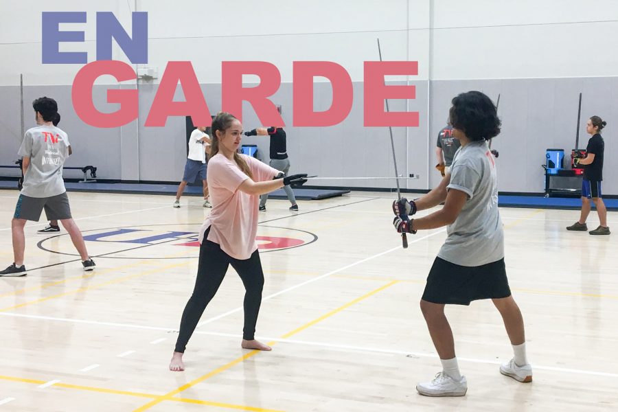 Theater students practice combat exercises at the University of Houston. The workshop was held during Labor Day weekend.