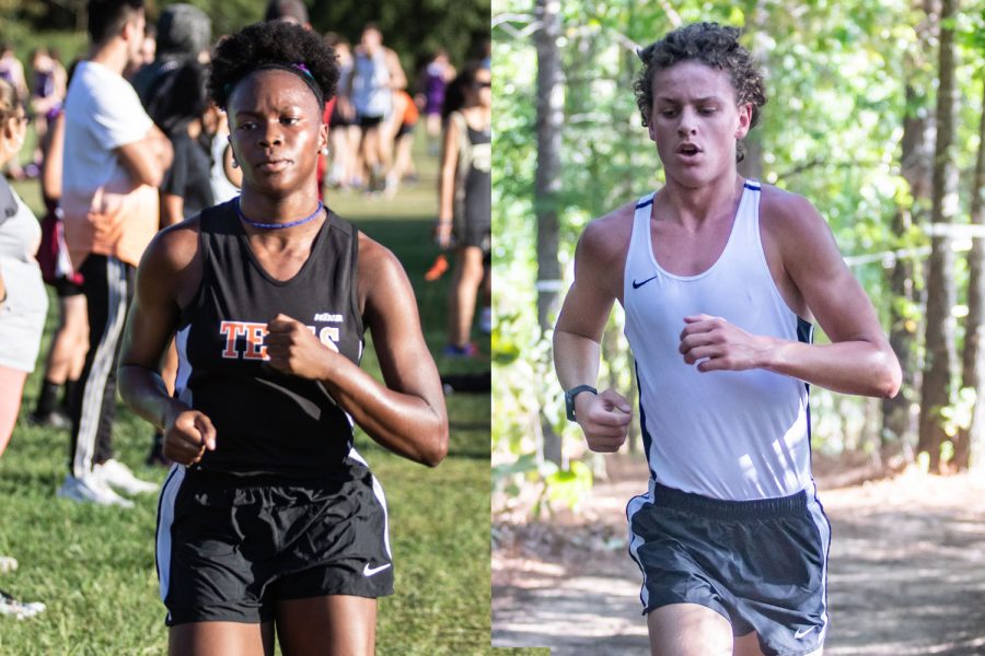 Sophomore Fezeka Barnes and Junior Owen Likins advance to the regional meet. Barnes placed in ninth and Likins first in the 15-5A district meet.