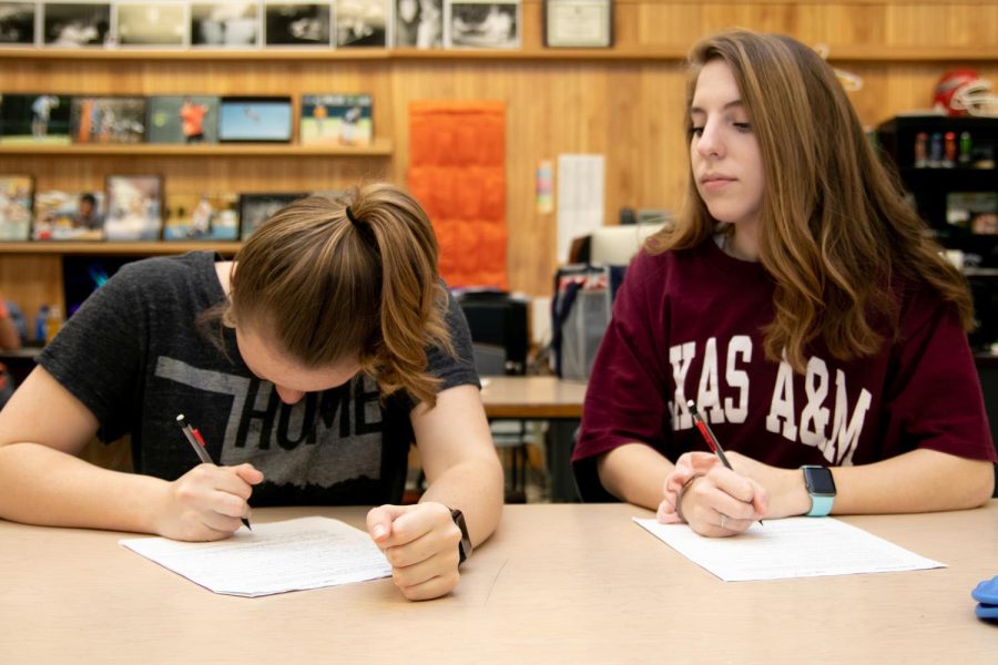 Student copies worksheet off of classmate. Determination to achieve high standards of academic success often leads students to resort to cheating in order to get by.