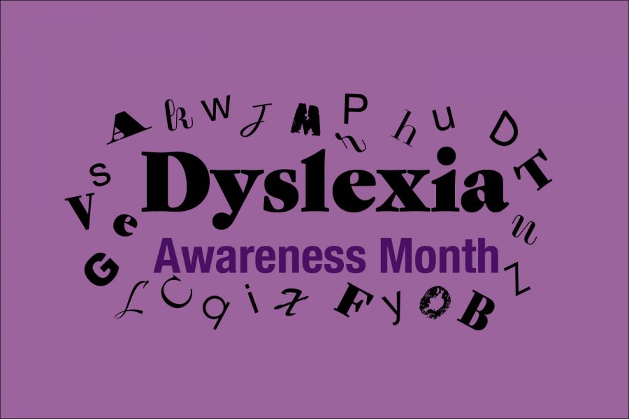 Graphic by Addison Cross. TISD is one of many school districts across America that has worked to improve school accommodations for dyslexic students and recognizes October as Dyslexia Awareness Month.
