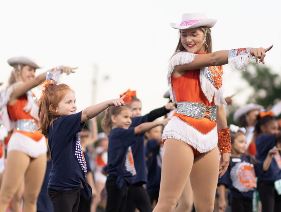 Little HighStepper pregame performance