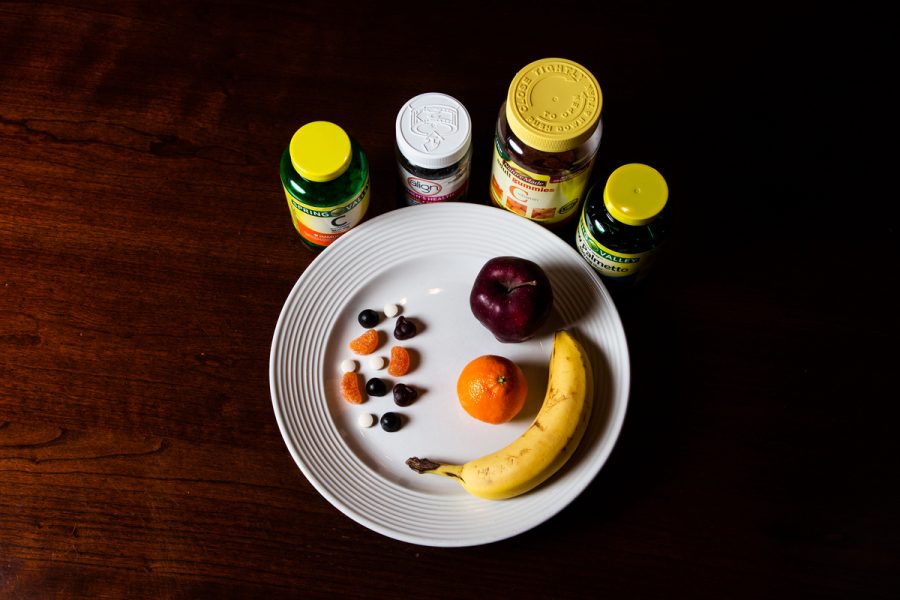 Taking vitamins or supplements should not replace eating a healthy diet.