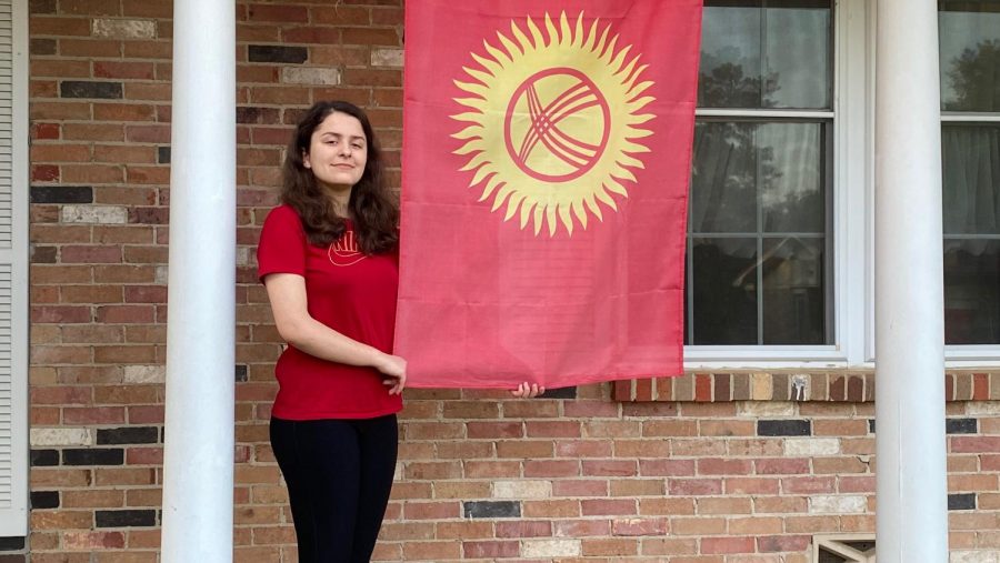 Junior Tatiana Shishenina, a foreign exchange student from Kyrgyzstan, will return home in May.