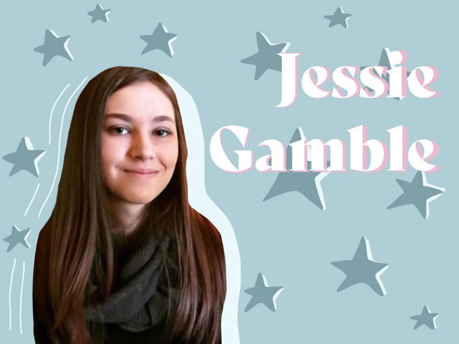 While many students’ heads are in the clouds, junior Jessie Gamble’s thoughts are engulfed in the stars.