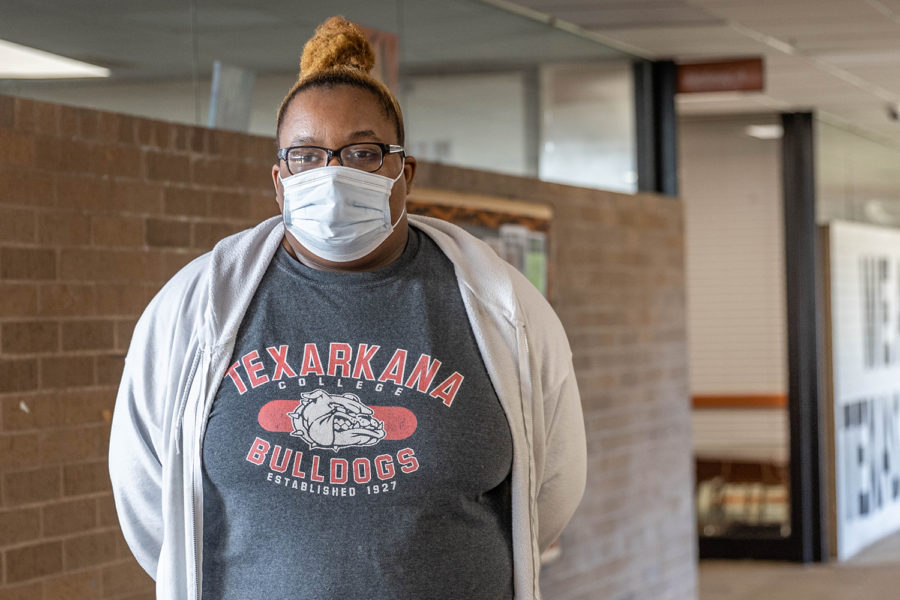 Senior Iya Jackson wears a mask to school to protect others, not to hide insecurities.