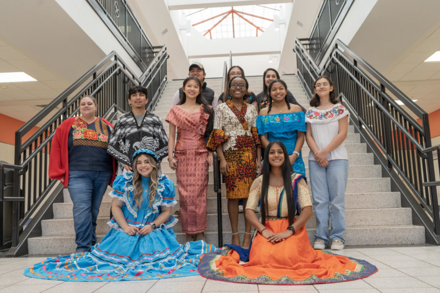 Texas High students celebrate their unique cultures by participating in a fashion show featuring traditional attire. This is the multicultural clubs second year putting on this event.
