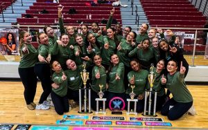 At the annual showoff event, dancers across the HighStepper team perform a variety of dances for their peers, teachers and family members. The event serves as a way for the team to gain a stronger sense of comfortability in regards to performing in front of a crowd before contest day.