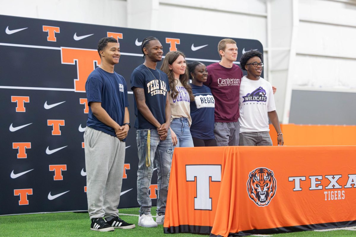 Texas High School’s Spring Singing Day occurred on Apr. 15, 2026, where six students signed to various sports programs, including soccer, football, baseball, swim and softball.